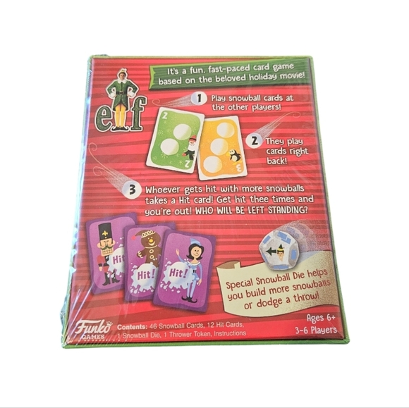 Elf snowball showdown card game - Picture 2 of 2